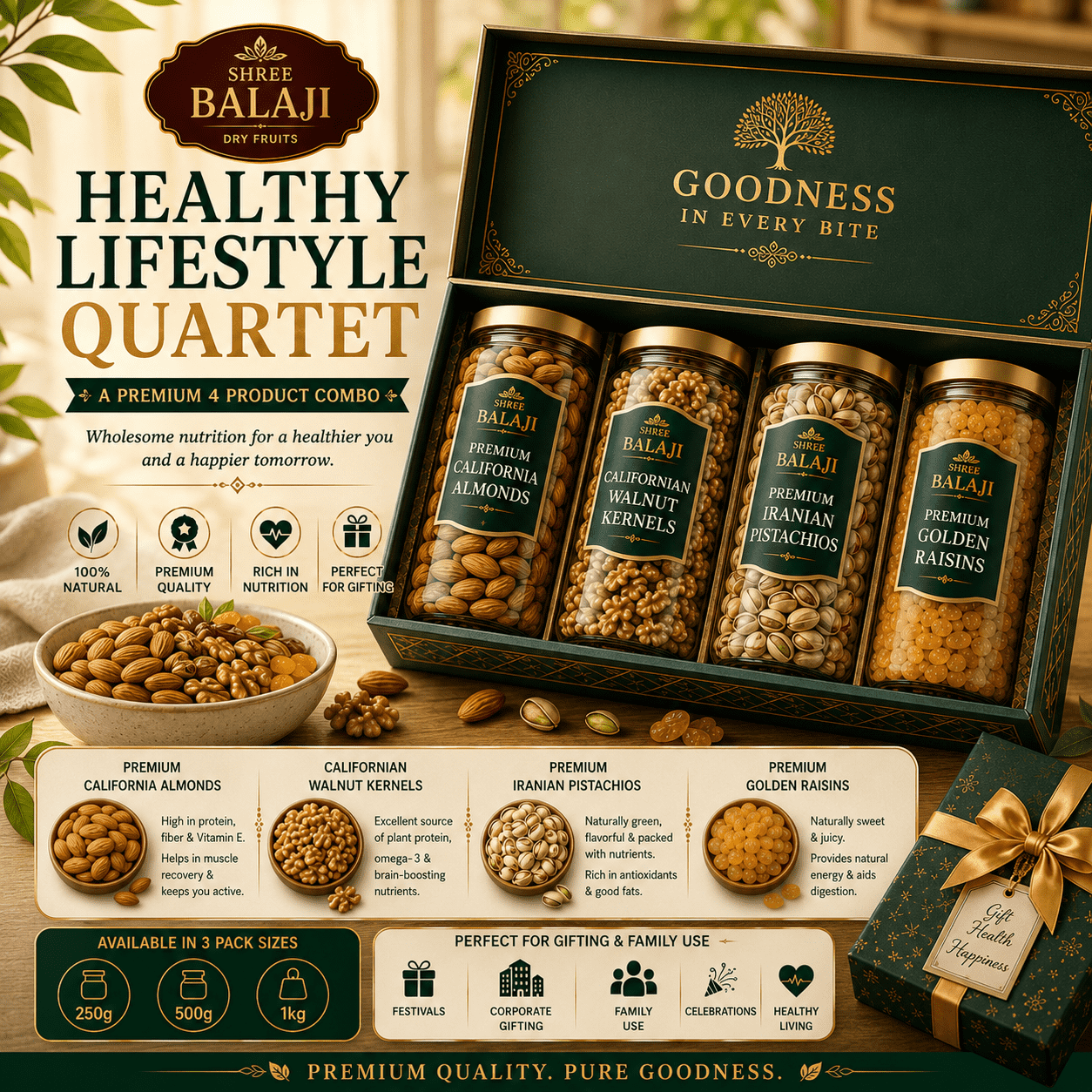 Healthy Lifestyle Quartet