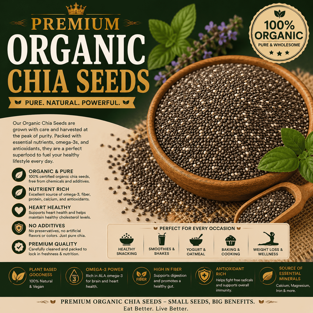 Organic Chia Seeds