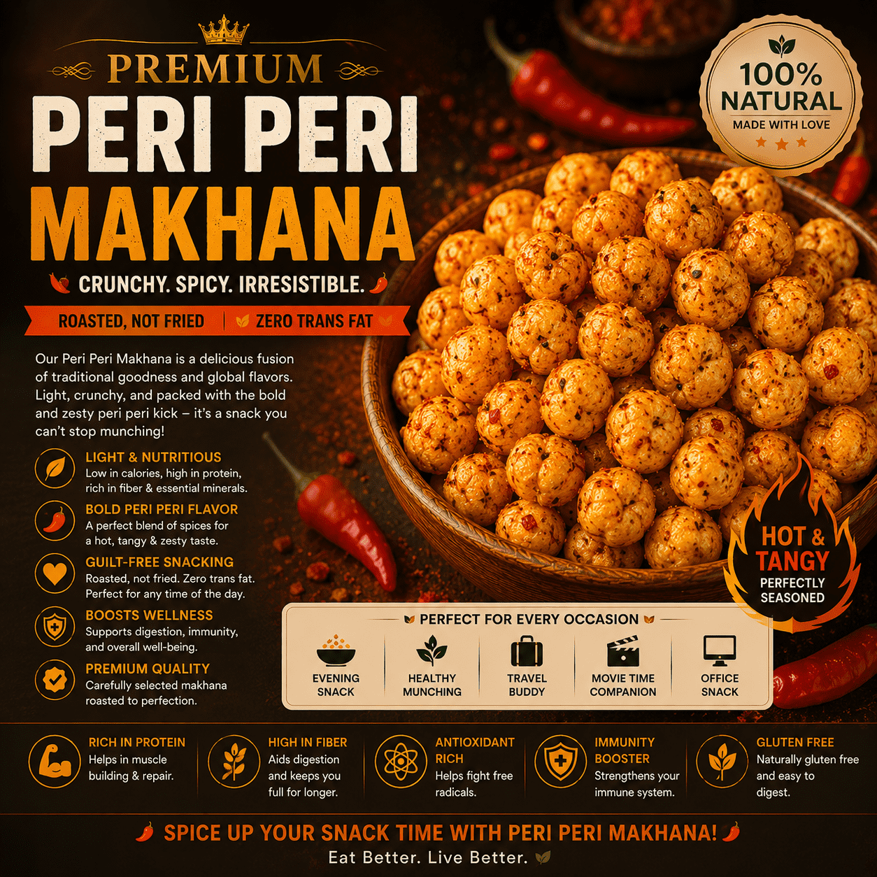 Peri Peri Makhana