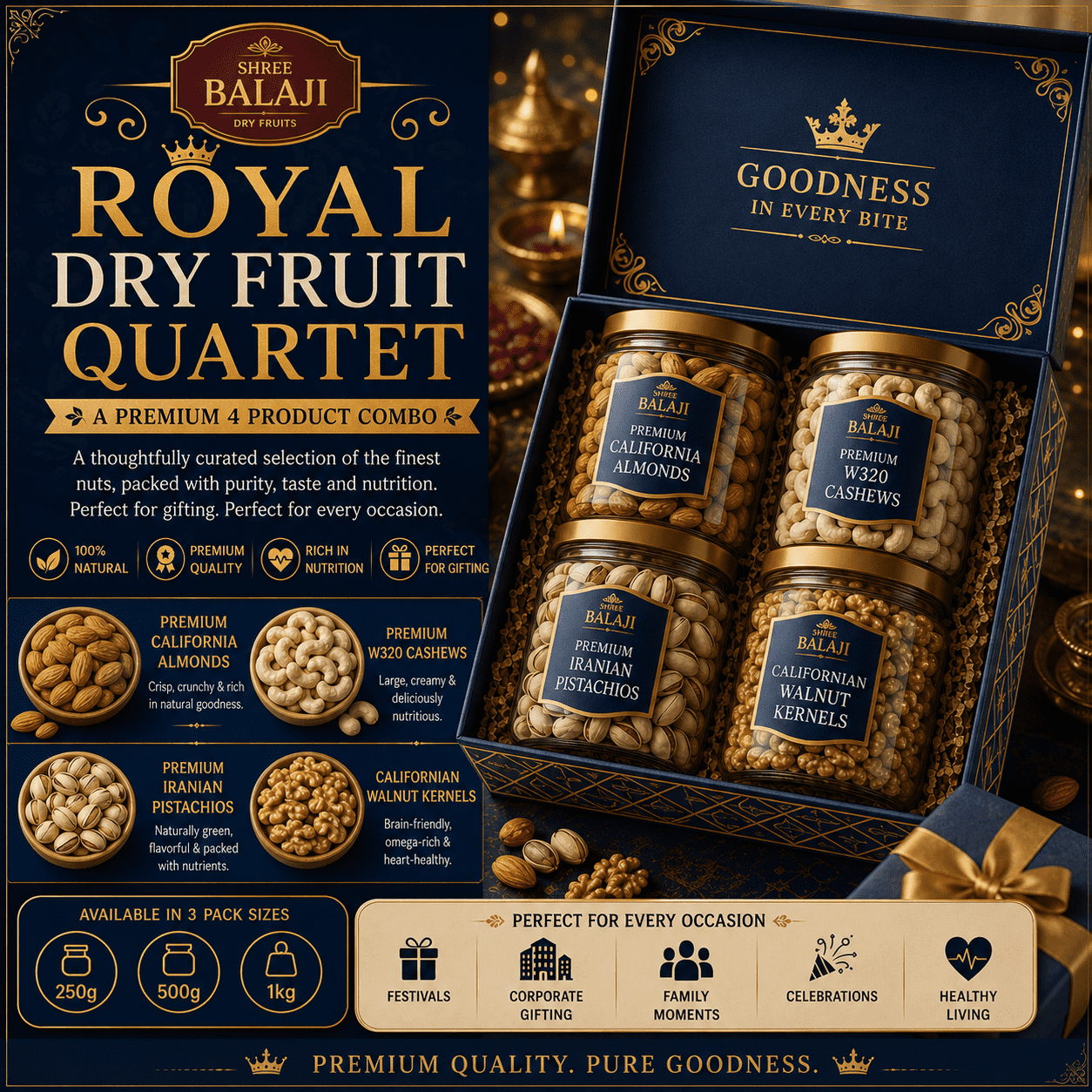 Royal Dry Fruit Quartet