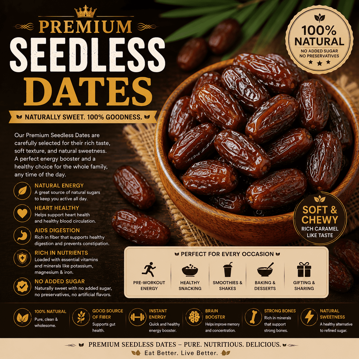 Seedless Dates